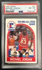 1989 Hoops Michael Jordan All-Star Card PSA 8 NM-MT #21