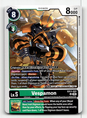 Vespamon (U) - Digimon CCG - Dawn of Liberator