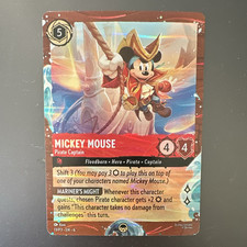 Ravensburger Disney Lorcana Mickey Mouse Pirate Captain 13/P3 Promo Foil EN