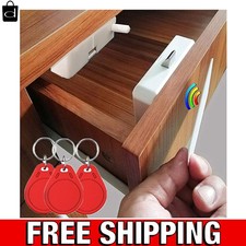 Invisible Electronic RFID Lock for Cabinets - Easy DIY Install Modern Design