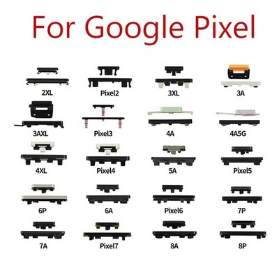 Power Volume Buttons Side Key Replacement For Google Pixel 2XL/2/3XL/3A/3AXL/4A
