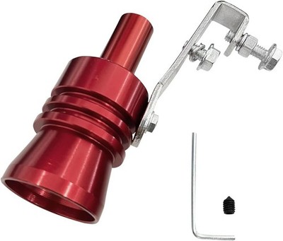 Sound Whistle Exhaust Muffler Sound Booster, Roar Maker Tai Size: XLColor: Red
