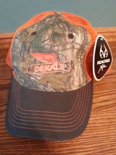 New DeKalb Seed, Realtree Camo Promotional Hat, Adult Sz, Adjustable Fit