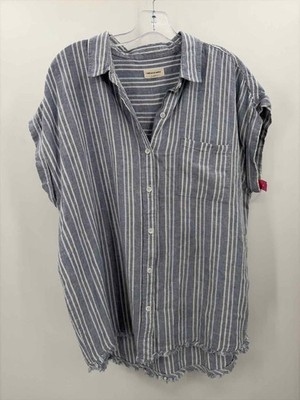 Pre-Owned Thread & Supply Blue Size Large Button Down