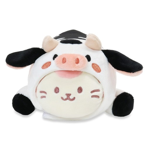 Anirollz in Animal Kittiroll 6 Zoll kleine Decke Plüschtier Kuscheltiere Baby Plüschtier - Bild 3 von 6