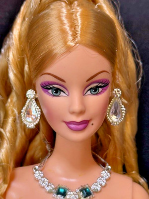 Nude Barbie Blonde Ringlets with Jewelry Bend Legs
