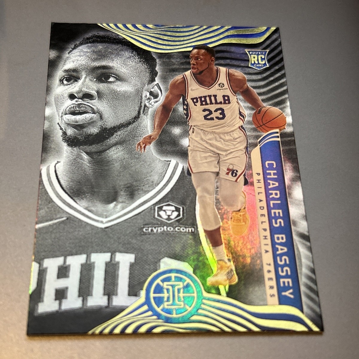 2021-22 Panini ILLUSIONS Rookie Card RC #195 Charles Bassey Philadelphia  76ers | eBay
