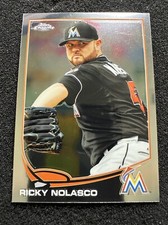 RICKY NOLASCO #132 2013 Topps Chrome Baseball QTY Miami Marlins