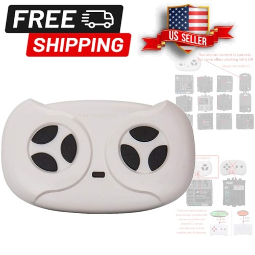 JR1602 Bluetooth Remote for Kids Ride-On Cars - White Transmitter Replacement
