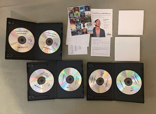 Terry Goodkind Sword Of Truth Audiobooks Lot (3) 4, 7, & 8 - Shiny Discs Clean - Afbeelding 3 van 3