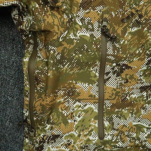 Duck Camp Jacket Mens Large Brown Green Camo 3L Midweight Rain Hunting NWT - Picture 8 of 13