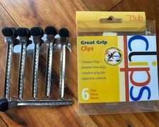 Product Club Great Grip Clips-6 Clips- For Hair Sectioning