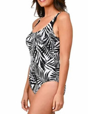 NEW Ocean Pacific Women's 4 Way Stretch One Piece Swimsuit Size Medium