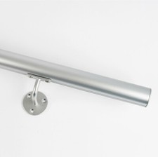 DOLLE Wandhandlauf Set Handlauf Aluminium matt Geländer für Treppe 1,5 Meter