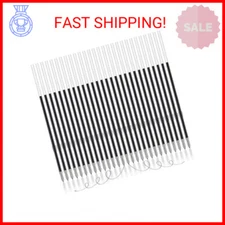 JANYUN 100 Pieces Ink Pen Refills Replaceable Ballpoint Pen Refills Black Ink Re