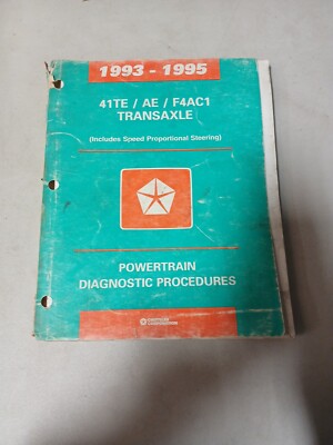 1993-1995 41TE/AE/F4AC1 Transaxle (Includes Speed Proportional