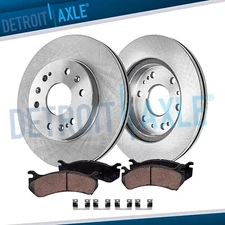 Front Rotors Brake Pads for Chevy GMC Silverado Express Sierra 1500 Tahoe XTS
