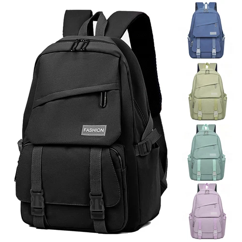 Canvas Mädchen Schulrucksack Frauen Reise Loptop Schüler Büchertasche 18" Tagesrucksack - Bild 1 von 47