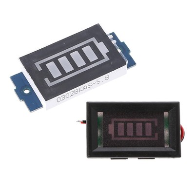 1S Single 3.7V Power Level Lithium Capacity Blue Display Modul