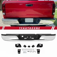 Rear Step Bumper Chrome For 2002-2008 Dodge Ram 1500 2003-2009 Ram 2500 3500