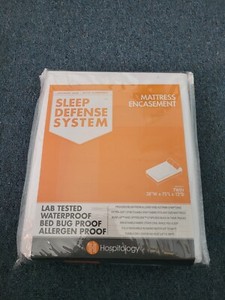 Hospitology Products Sleep Defense System - Zippe Mattress Encasement - Twin