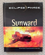 Eclipse Phase Sunward: The Inner System - Posthuman Studios 2010 Hardcover VG 