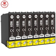 8 Black Ink Cartridge for Epson Work Force 2510WF 2520NF 2630WF 2650DWF 2660DWF