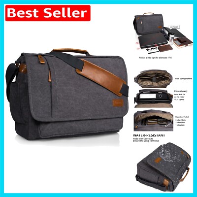 Multifunktionale wasserdichte Laptoptasche für 17,3'' Laptops - stilvoll & sicher
