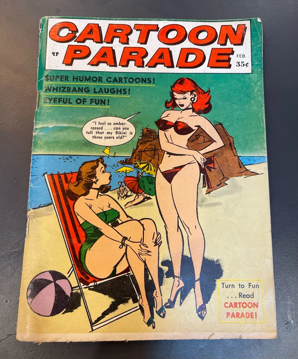 VTG CARTOON PARADE ADULT COMIC BOOK 1969 Digest nudie WHIZBANG Humor  Erotica | eBay