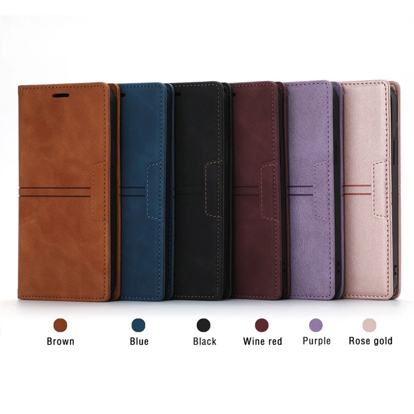 For Google 5A/6A/7A/8A/6/7/8 Pro Leather Wallet Case Card Magnetic Flip Cover - Image 2 of 4