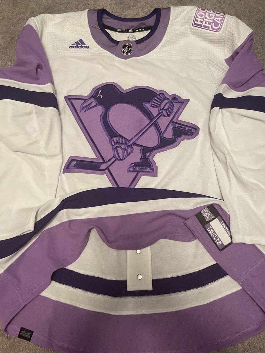 MiC Adidas Authentic Pittsburgh Penguins Hockey Fights Cancer