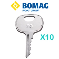 10 For Deutz Tractor Heavy Equipment Ignition Keys fits many Models 14685