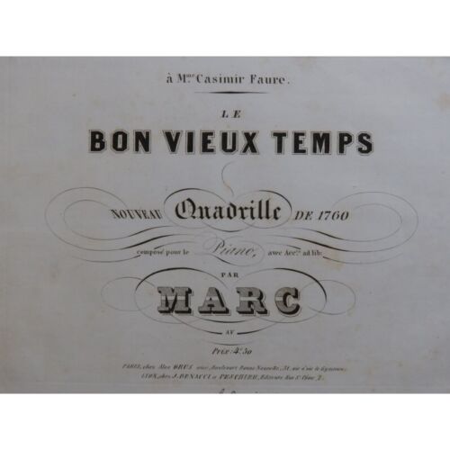 MARC Le Bon Vieux Temps Piano ca1850 - Photo 1/4