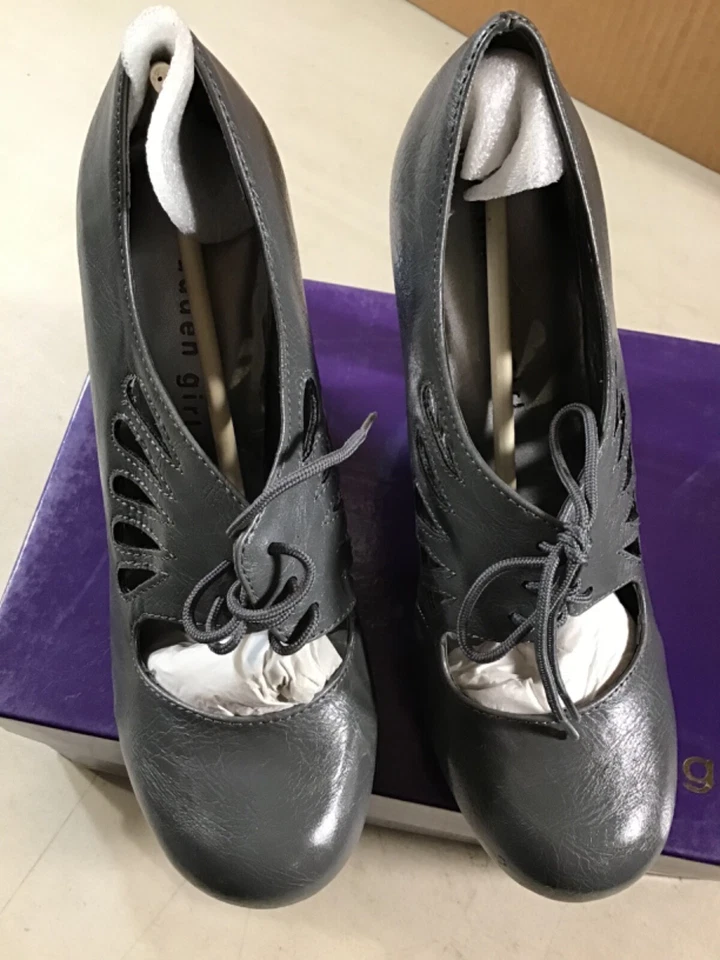 Madden девочка шелли серый Париж каблуки женский размер 8 в отличном состоянии - Изображение 3 из 4