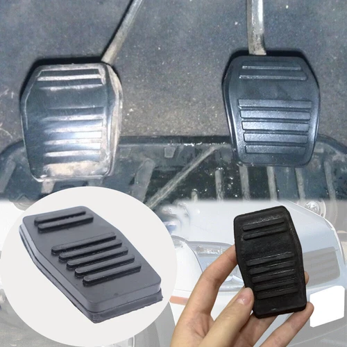 2X Rubber Brake Clutch Foot Pedal Pad Cover Replacement For Ford Focus Fiesta KA - Bild 5 von 6