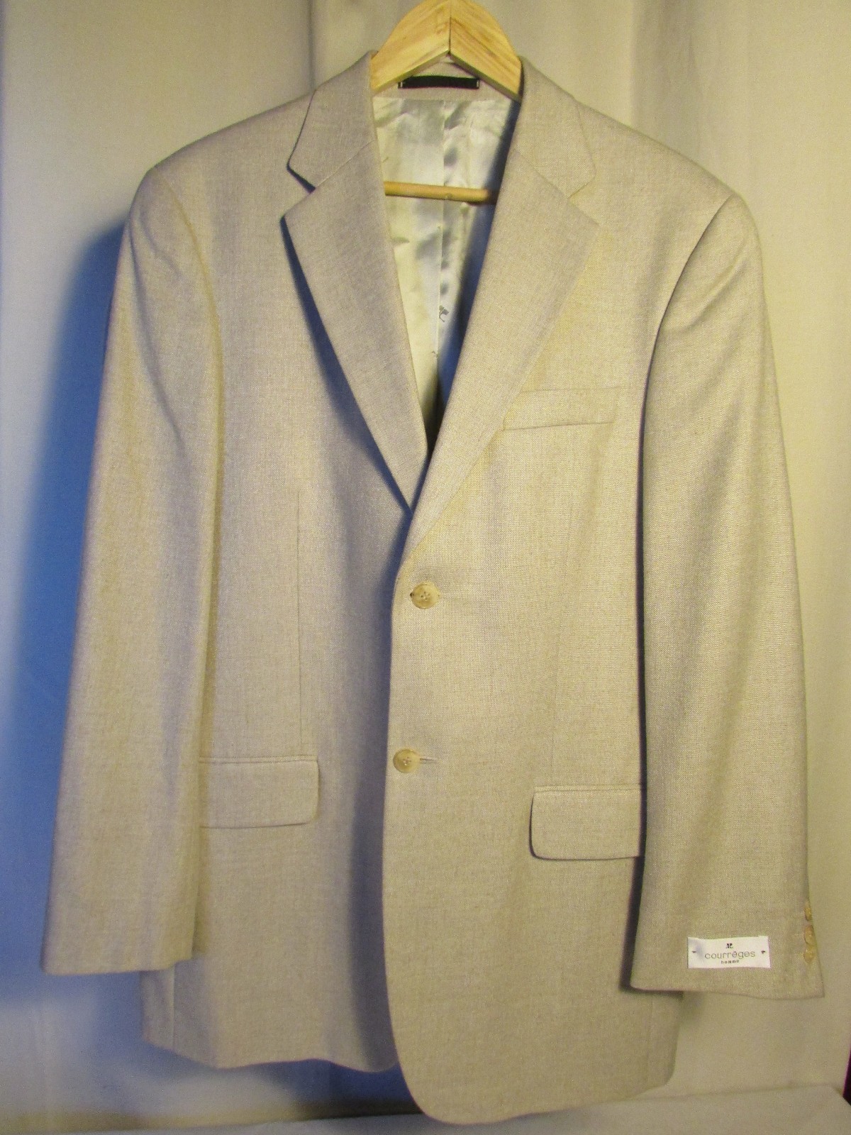 Veste blazer COURREGES color ficelle 52 Veste blazer COURREGES color ficelle 52