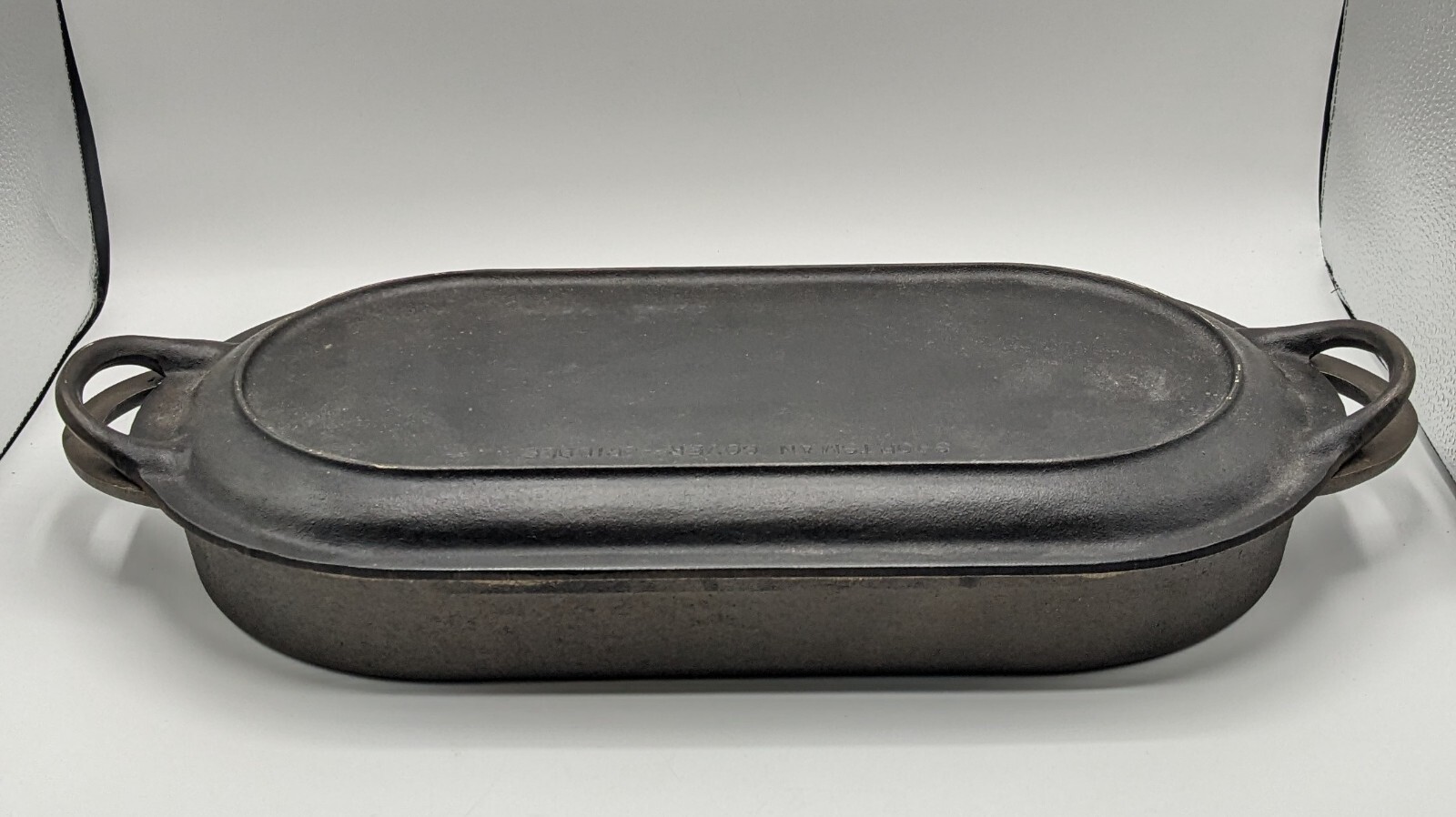 Vintage BSR Sportsman 3052D2 & 3093 Shallow Cast Iron Fish Fryer