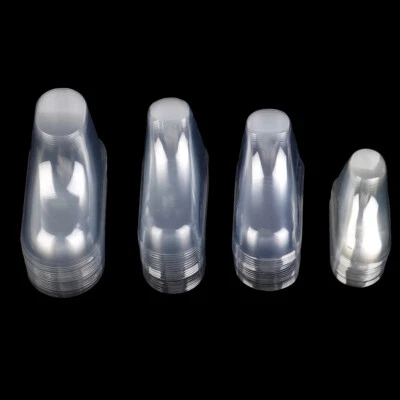 10 pcs Plastic Feet Display Booties Shoes Socks Clear Plastic PVC Showc