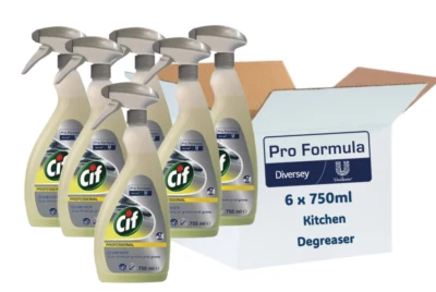 Cif Pro-Formula Kitchen Cleaner & Degreaser 6 x 750ml