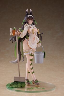 AOWOBOX Anime Maid Midori-chan 1/7 PVC Figure Statue Collectible Model 24cmH