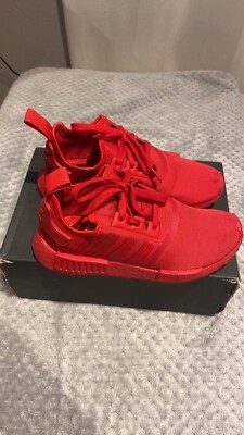 Size 4- adidas NMD R1 Scarlet Color Red Originals Shoes Athletic Sneakers |  eBay