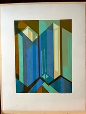 Barbara Smith Lithograph Rock Crystal