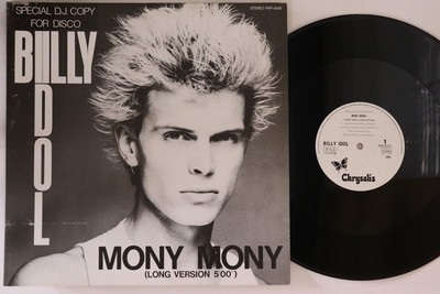 12 Billy Idol Mony Mony (Special Dj Copy) PRP8202 CHRYSALIS プロモ /00250 Japan Used Record] 12 Billy Idol Mony Special Dj Copy