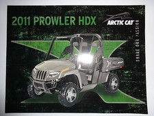  Arctic Cat 2011 Prowler HDX 700 Utility Vehicle Sales Brochure Literature Ad