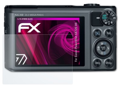 atFoliX Film de protection en plastique compatible avec Canon PowerShot