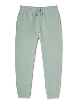 Athletic Works Boys Green Fleece Jogger Pants with Pockets XL Husky, 2XL  (18)