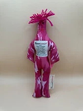 DAMMIT DOLL, Voodoo Pink Camo w/Pink Hair Cancer-Theme 12 inches Tall NWT