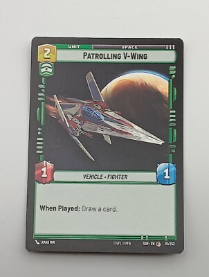 Star Wars Unlimited TCG Einzelkarte Patrolling V-Wing NM