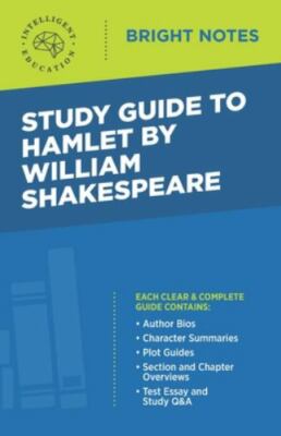 Study Guide to Hamlet by William Shakespeare, Brand New, Free shipping in the US