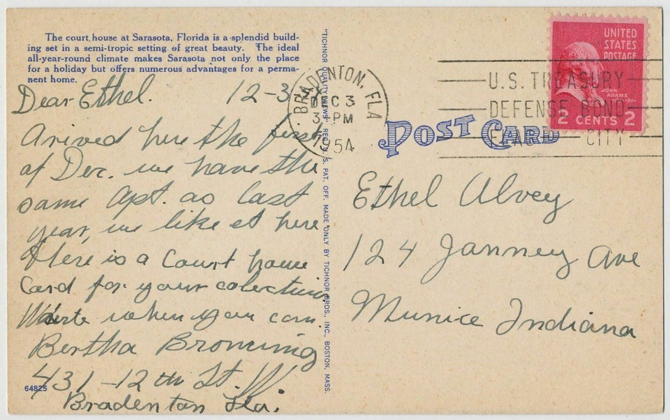 Sarasota County Court House, Sarasota, Florida eBay